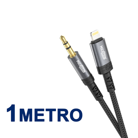 Cavo Audio da Lightning a Jack 3.5mm – Plug & Play per Musica ovunque - MAX-N100