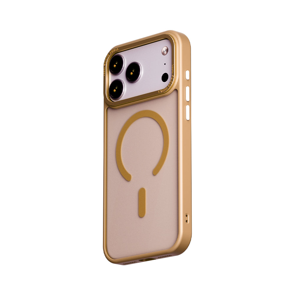 MAXEXCELL Custodia per Cellulare – Cover Magnetica con Finitura Soft-Touch e Accessori in Metallo