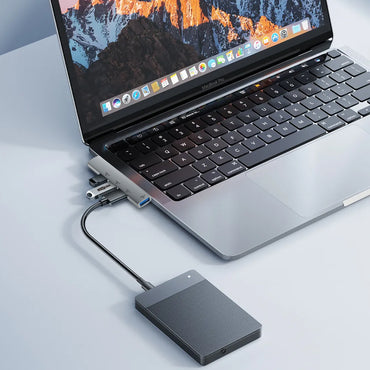 Hub Multiporta USB – Con Porte USB-A, USB 3.0, USB 2.0 e Type-C, Alta Velocità, Compatibile con Laptop, PC, Tablet e Altri Dispositivi - MAX-J116