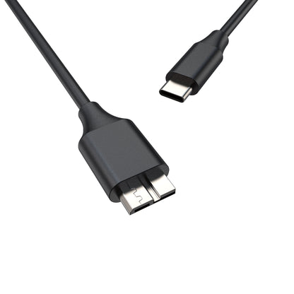 Cavo USB-C a Micro-B 3.0 – Trasferimento Dati Ultra Veloce 5Gbps – Compatibile con HDD/SSD Esterni, Box USB 3.0, NAS - MAX-B143