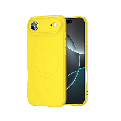 MAXEXCELL Cover Magnetica in Silicone Compatibile con iPhone SERIE 17