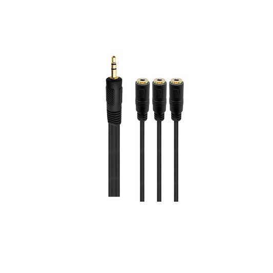 Cavo Adattatore Audio Jack 3.5mm Maschio a Femmina – Estensione Stereo per Cuffie, Speaker e Dispositivi Audio - MAX-N110