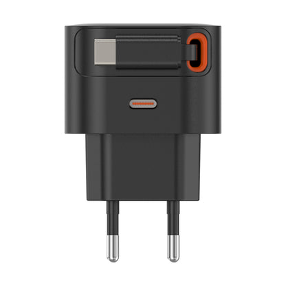 Caricatore da Muro 25W USB-C – Cavo Retrattile Integrato 50 cm, Ricarica Ultra Rapida, Design Compatto – MAX-A111