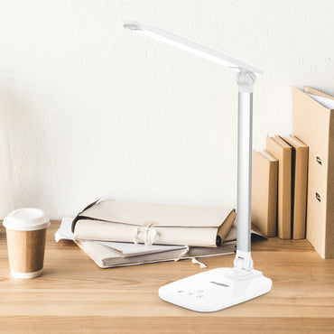 Lampada da Scrivania LED – Pieghevole, ad Alta Luminosità, con Regolazione Continua - MAX-O104
