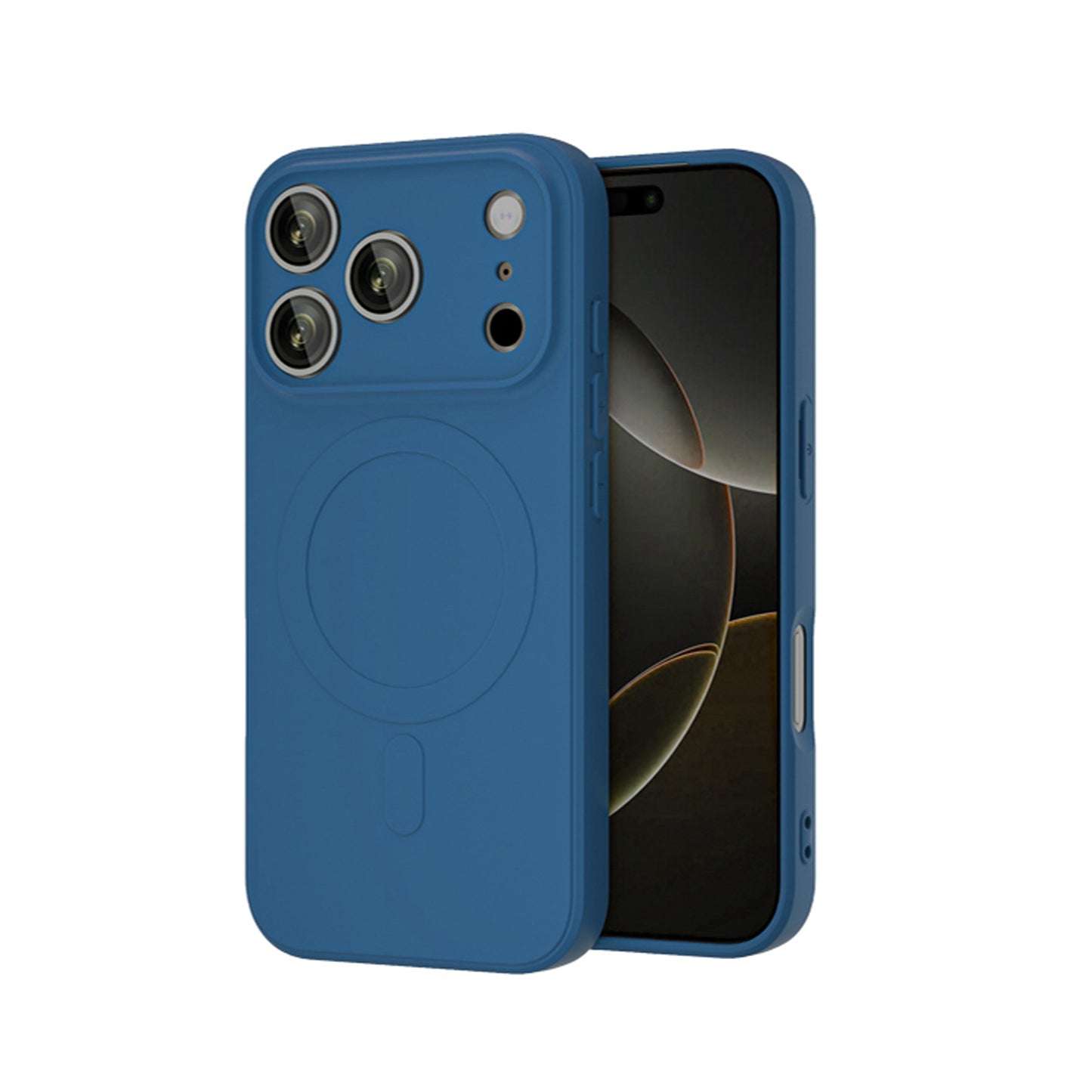 MAXEXCELL Cover Magnetica in Silicone Compatibile con iPhone SERIE 17