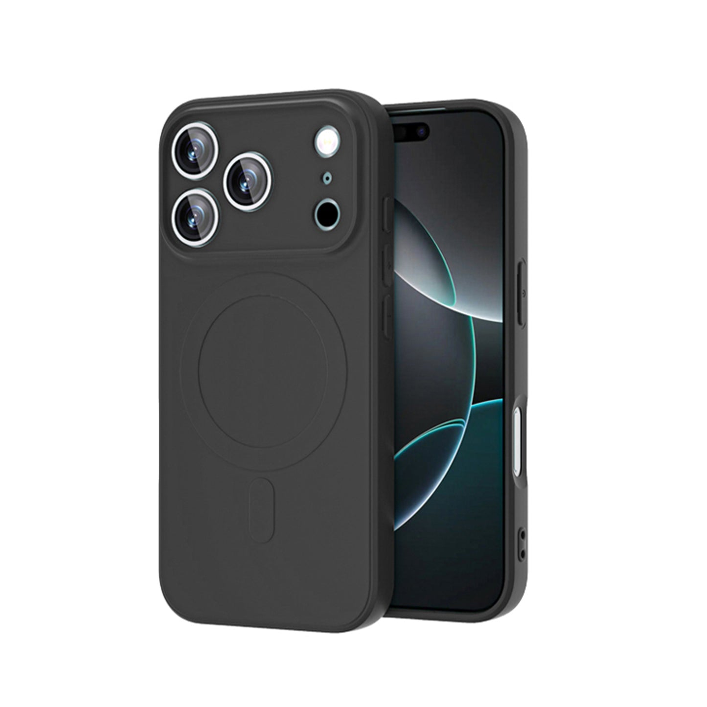 MAXEXCELL Cover Magnetica in Silicone Compatibile con iPhone SERIE 17