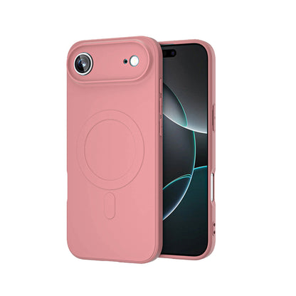 MAXEXCELL Cover Magnetica in Silicone Compatibile con iPhone SERIE 17