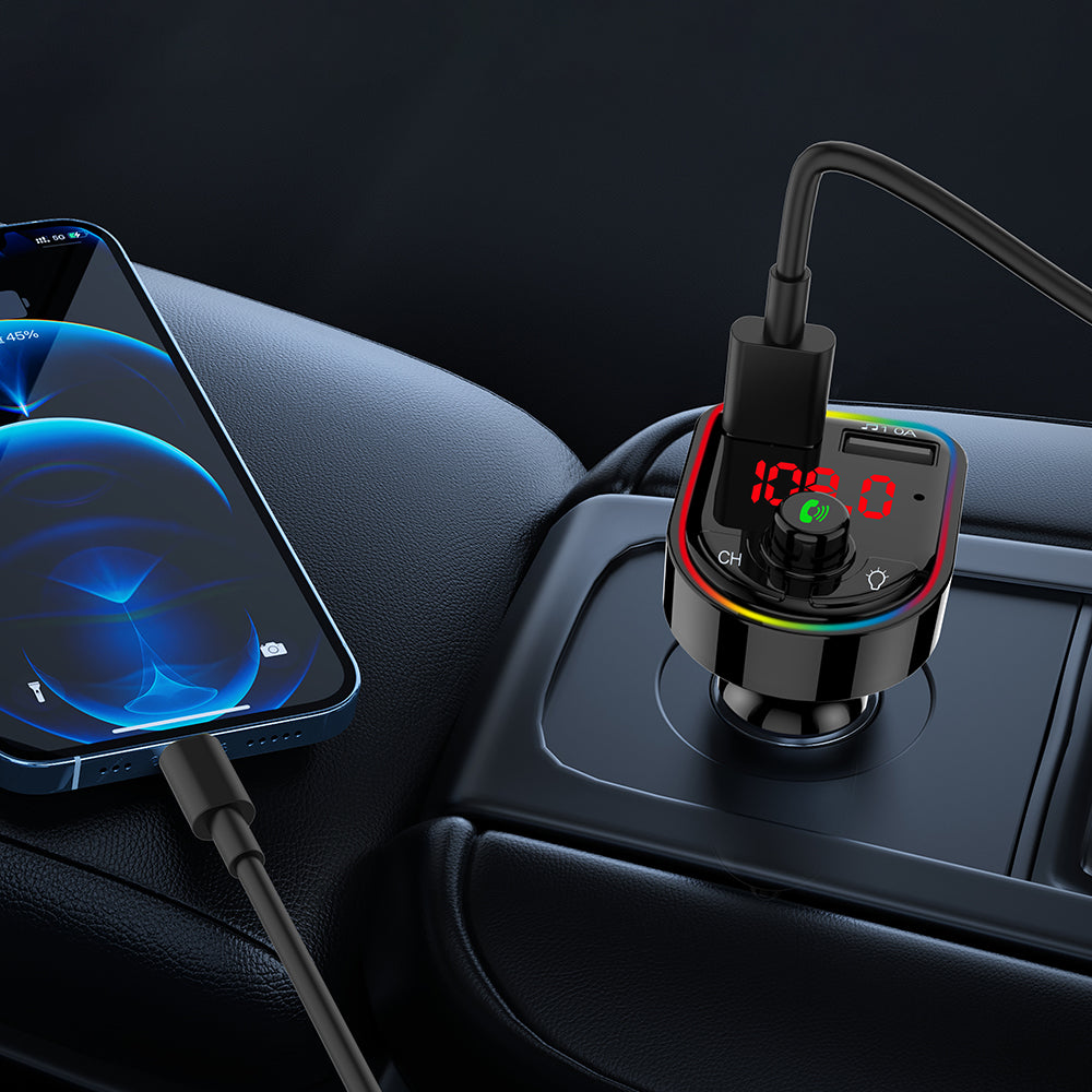 Car MP3 Bluetooth con Doppia Porta USB e Illuminazione RGB - MAX-M101