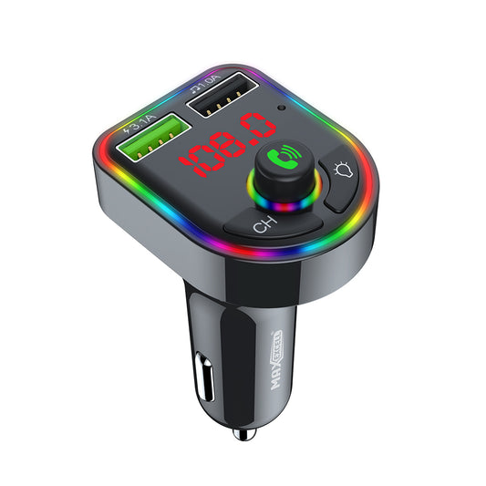 Car MP3 Bluetooth con Doppia Porta USB e Illuminazione RGB - MAX-M101