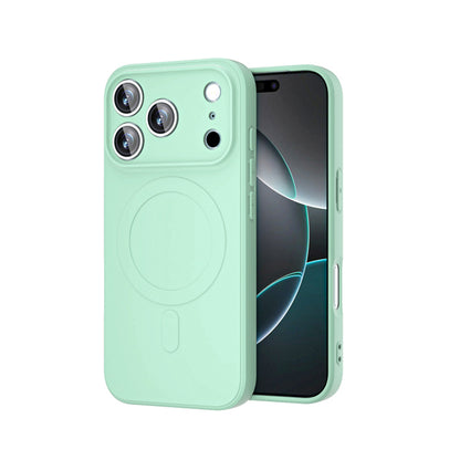 MAXEXCELL Cover Magnetica in Silicone Compatibile con iPhone SERIE 17
