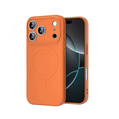 MAXEXCELL Cover Magnetica in Silicone Compatibile con iPhone SERIE 17