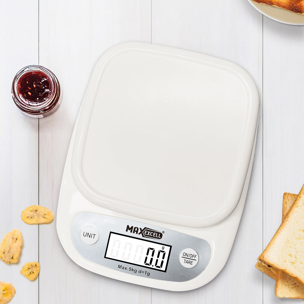 MAXEXCELL Bilancia Digitale da Cucina – Precisa e Compatta