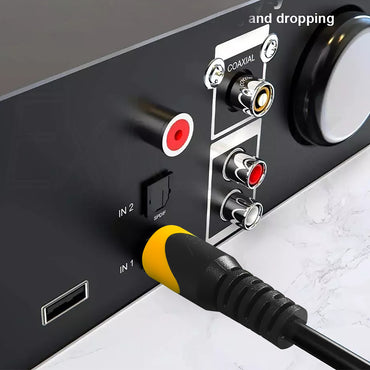 Cavo Audio Ottico Digitale Toslink a Toslink – 3 Metri – Design Bicolore con Stampo Personalizzato – OD 5.0mm - MAX-B145