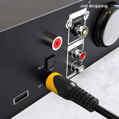 Cavo Audio Ottico Digitale Toslink a Toslink – 3 Metri – Design Bicolore con Stampo Personalizzato – OD 5.0mm - MAX-B145