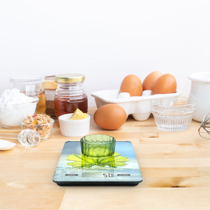 Bilancia da Cucina Digitale – Display LCD, Funzione Tara, 4 Unità di Misura, Portata fino a 5 kg - MAX-T101