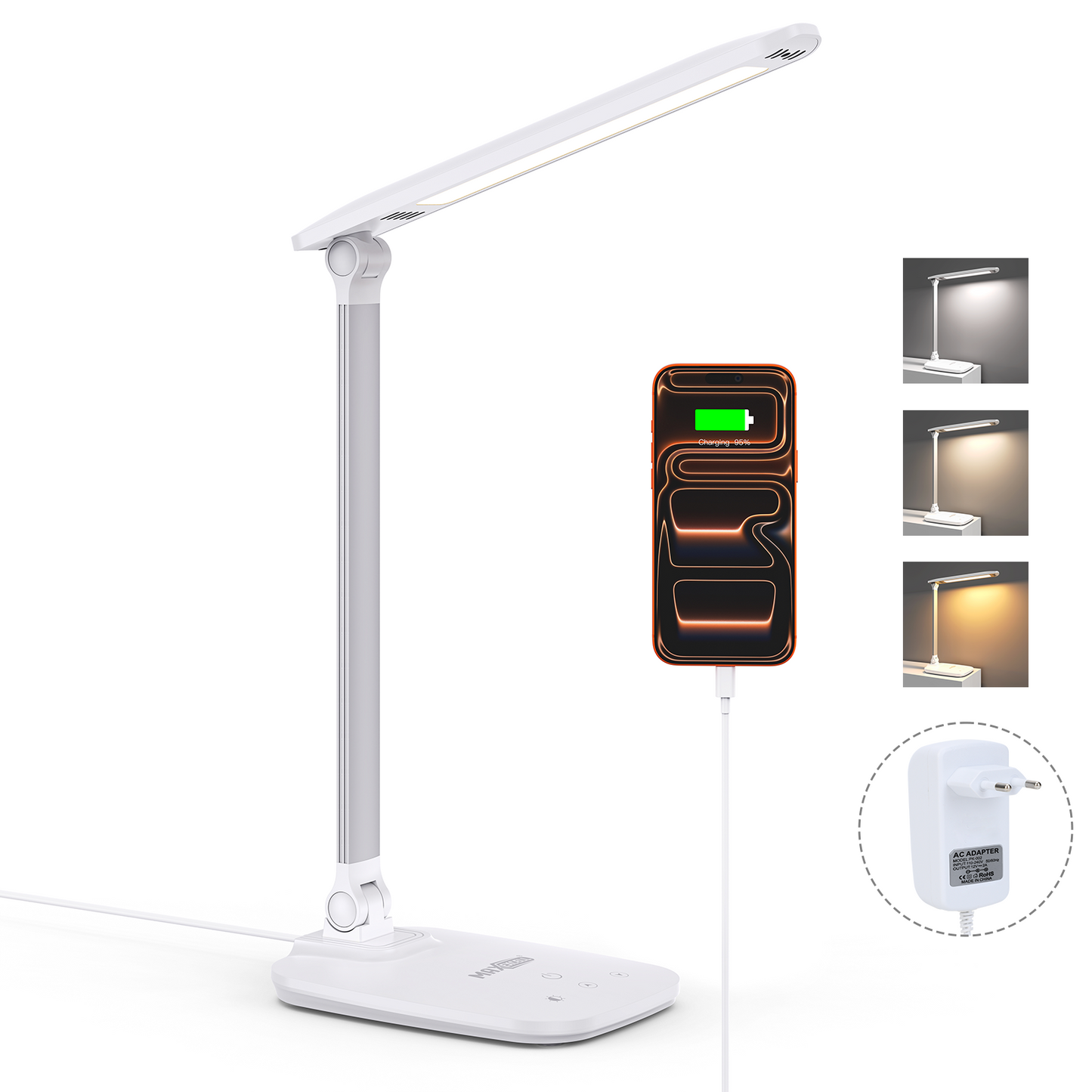 MAXEXCELL Lampada da Scrivania LED