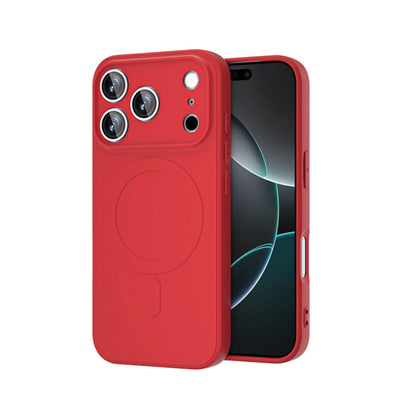 MAXEXCELL Cover Magnetica in Silicone Compatibile con iPhone SERIE 17
