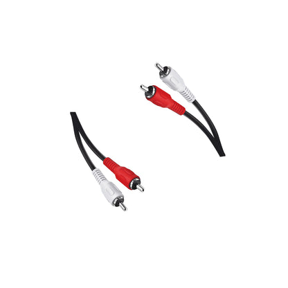 Cavo Audio 2 RCA a 2 RCA Maschio – Trasmissione Stereo di Alta Qualità – Compatibile con TV, Hi-Fi, Amplificatori - MAX-N108