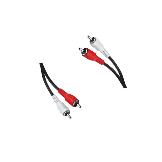 Cavo Audio 2 RCA a 2 RCA Maschio – Trasmissione Stereo di Alta Qualità – Compatibile con TV, Hi-Fi, Amplificatori - MAX-N108
