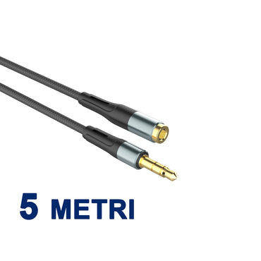 Cavo Audio da Jack 3.5mm Maschio a Femmina – Estensione Perfetta per la Tua Musica - MAX-N105