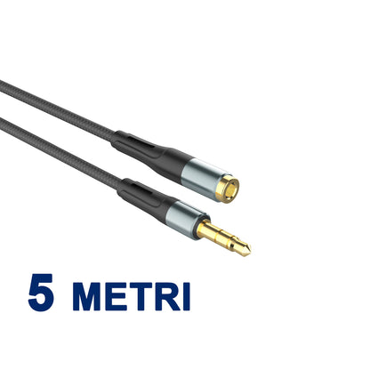Cavo Audio da Jack 3.5mm Maschio a Femmina – Estensione Perfetta per la Tua Musica - MAX-N105