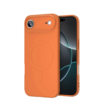 MAXEXCELL Cover Magnetica in Silicone Compatibile con iPhone SERIE 17