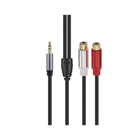 Cavo Adattatore Audio Jack 3.5mm Maschio a 2 RCA Femmina – Collegamento Stereo per Cuffie, Speaker e Impianti Audio - MAX-N113