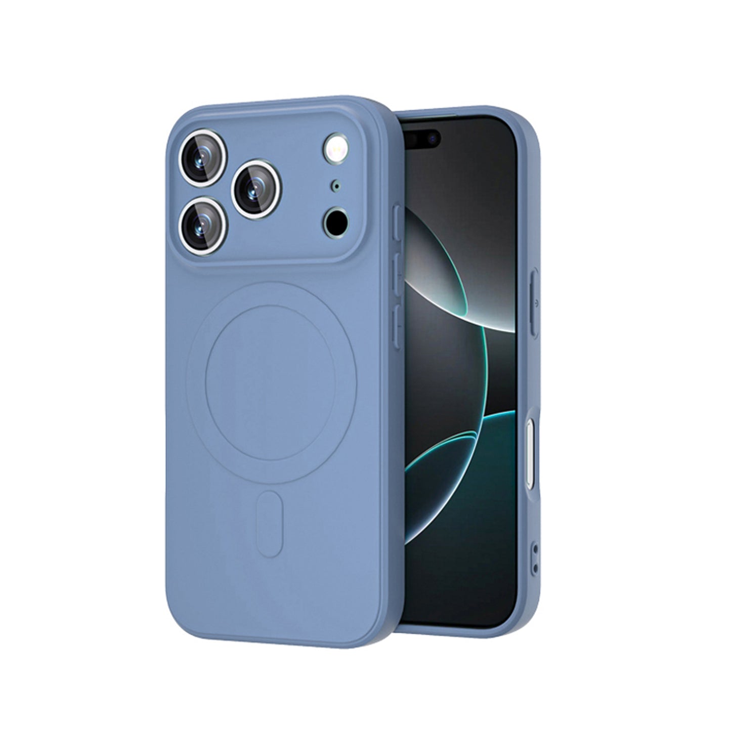 MAXEXCELL Cover Magnetica in Silicone Compatibile con iPhone SERIE 17