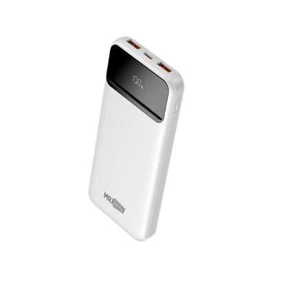 Power Bank con Display LED – QC 22.5W + PD 20W, Doppia USB-A, USB-C Input/Output – 10000 / 20000 / 30000 mAh - MAX-F100
