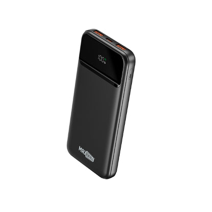 Power Bank con Display LED – QC 22.5W + PD 20W, Doppia USB-A, USB-C Input/Output – 10000 / 20000 / 30000 mAh - MAX-F100