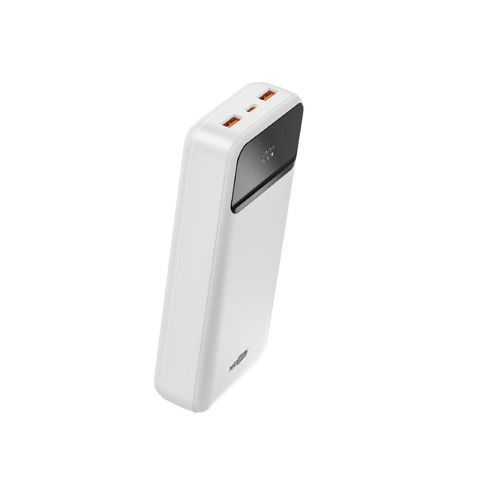 Power Bank con Display LED – QC 22.5W + PD 20W, Doppia USB-A, USB-C Input/Output – 10000 / 20000 / 30000 mAh - MAX-F100