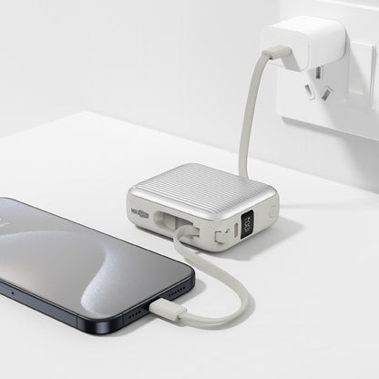 Power Bank 22.5W QC + 20W PD – Due Cavi Integrati - MAX-F102