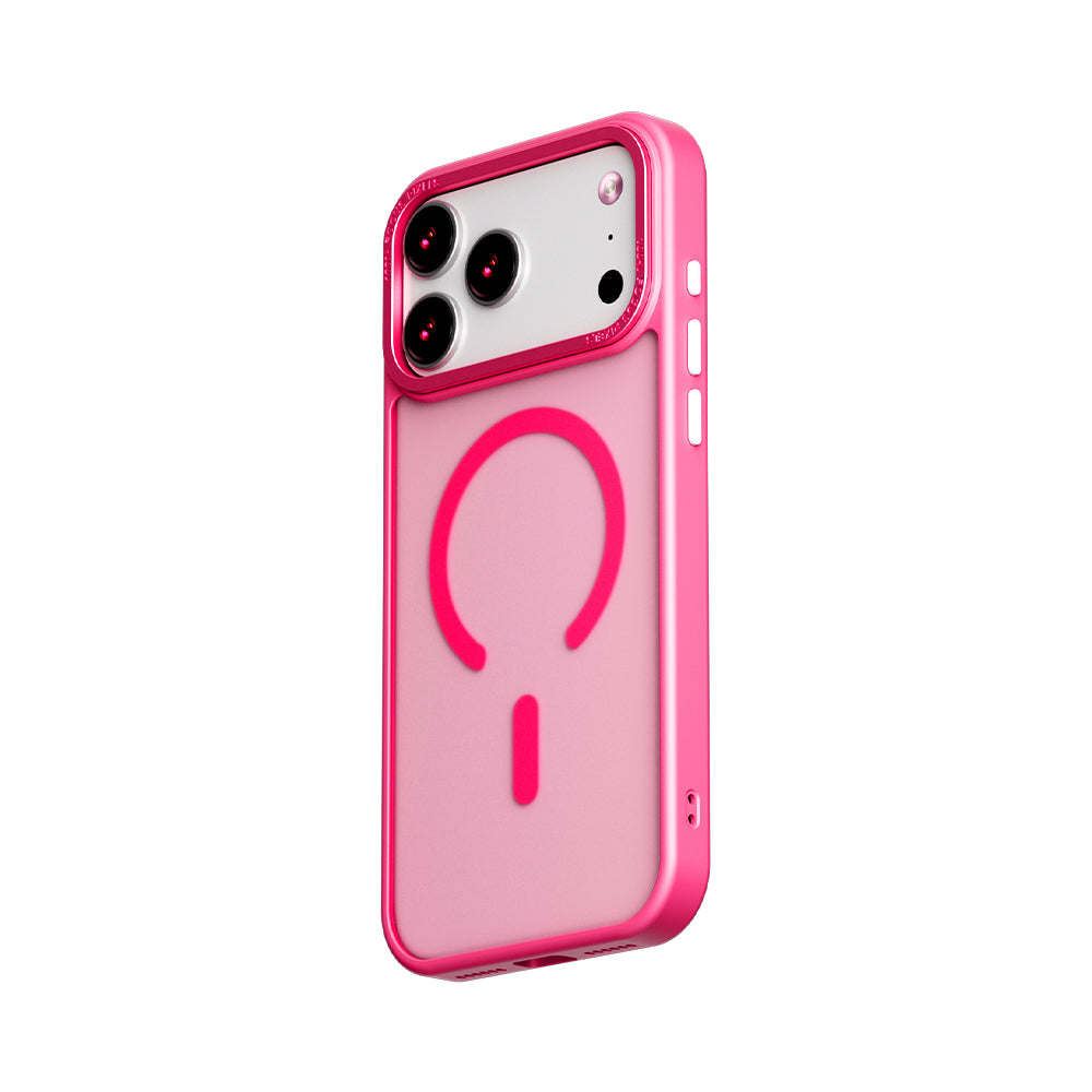 MAXEXCELL Custodia per Cellulare – Cover Magnetica con Finitura Soft-Touch e Accessori in Metallo