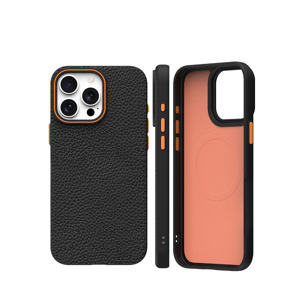 Custodia Magnetica compatibile con iPhone serie 16 in Pelle – 9 Colori Classici, Elegante e Raffinata - MAX-D123