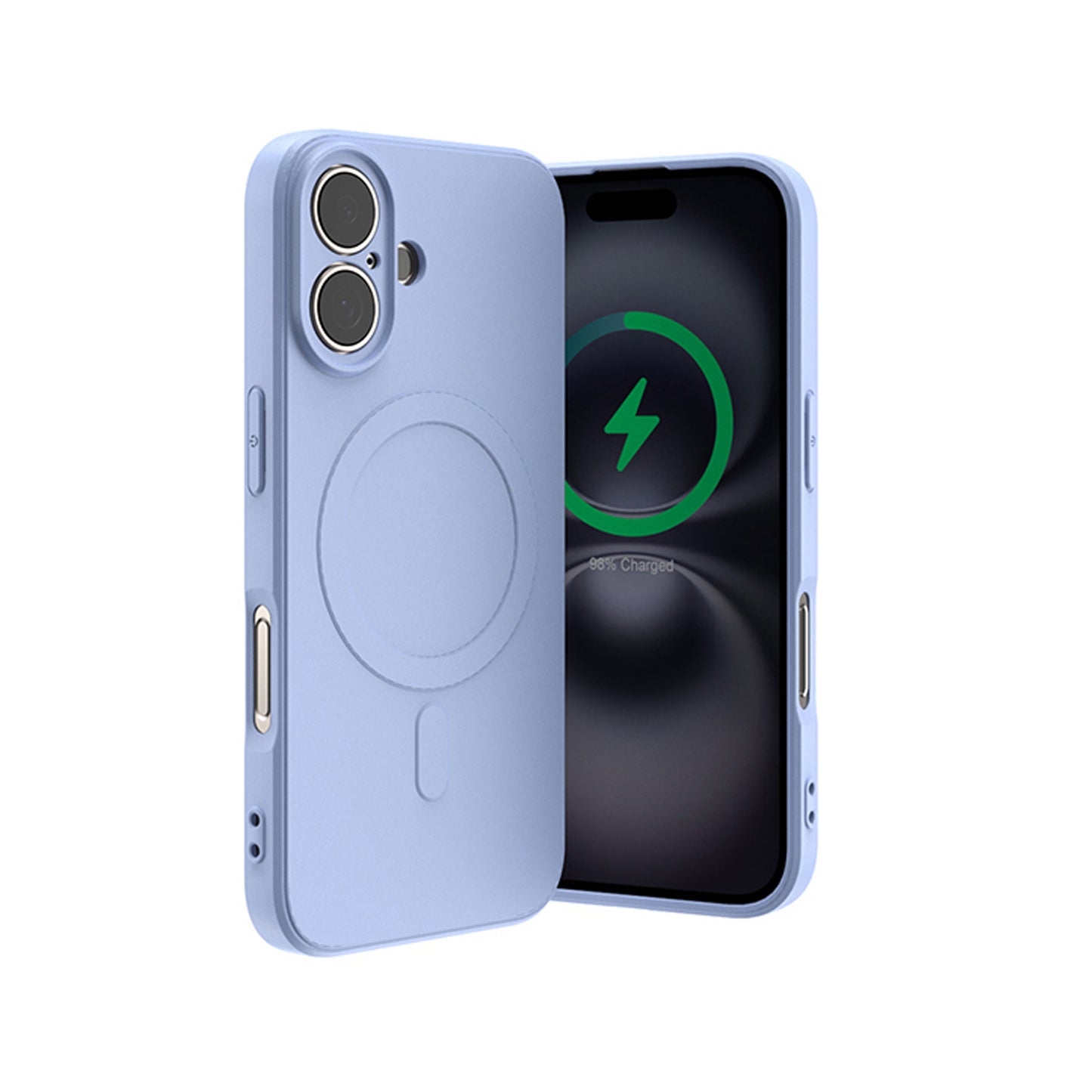 MAXEXCELL Cover Magnetica in Silicone Compatibile con iPhone SERIE 17