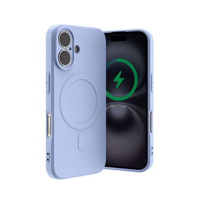 MAXEXCELL Cover Magnetica in Silicone Compatibile con iPhone SERIE 17
