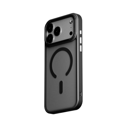 MAXEXCELL Custodia per Cellulare – Cover Magnetica con Finitura Soft-Touch e Accessori in Metallo