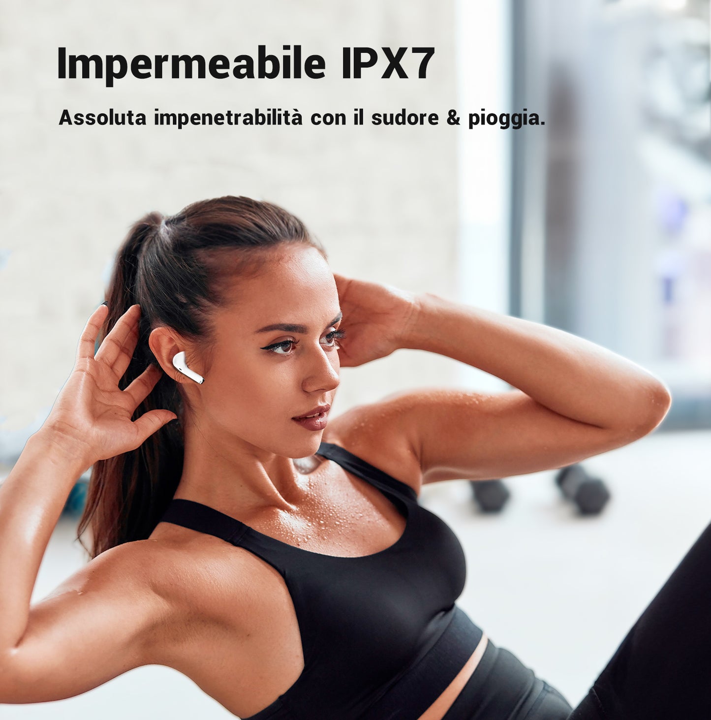 Auricolare Bluetooth – Wireless, Leggero e con Microfono Integrato – Ideale per Lavoro, Sport e Chiamate - MAX-C105