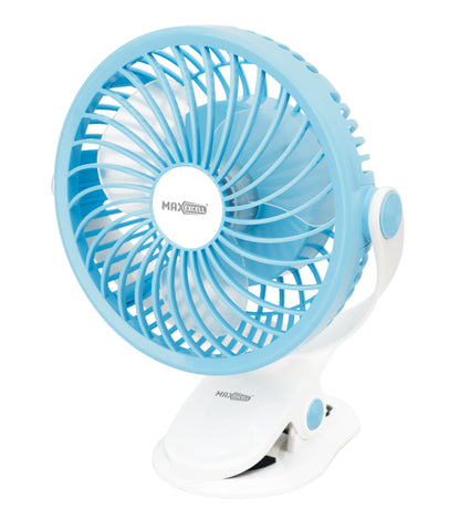 Ventilatore da Tavolo con Clip – Compatto, Silenzioso e Orientabile – Perfetto per Casa, Ufficio o Viaggio - MAX-J129