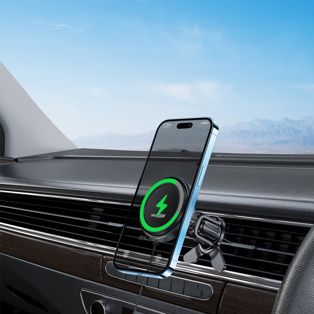 Supporto Auto con Ricarica Wireless – Attacco a Bocchetta d’Aria - MAX-I102 MAX-I103