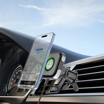 Supporto Auto con Ricarica Wireless – Attacco a Bocchetta d’Aria - MAX-I102 MAX-I103
